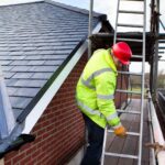 slate roof repairs Woodhall Farm